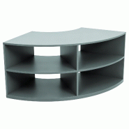 Oviala Business Meuble TV d'angle 120X59 cm vert foncé, L 120 x l 59 x h 53 cm Oviala - vert 114795
