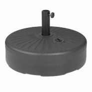 Pied de parasol en plastique noir Bolero 40L - DZ884