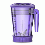WARING Accessoire pour Blender de bar - Récipient Raptor® violet 1.4 L sans BPA en copolyester CAC93XI-10 - CAC93XI-10