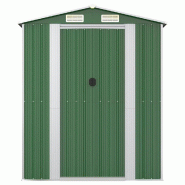 Abri de jardin Vert 192x855x223 cm Acier galvanisé Modèle Atlas Core Pro - 8720845581954