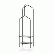 AQA Design Porte-vêtements en métal CALEB noir L.50 P.36 H.170 MP02646 - métal MP02646