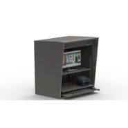 Armoire informatique grand modèle en inox - protection étanche et modulable pour poste complet