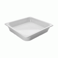 Bac Gastro GN 2/3 Mélamine - Profondeur 65 mm - 5,5 L - Lacor - blanc 66565E Bac Gastro GN 2/3 Mélamine - Profondeur 65 mm - 5,5 L - Lacor - blanc 66565E