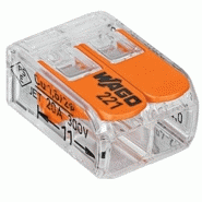 Borne pour boîte de dérivation classic WAGO avec leviers 250 mm² gris  222415