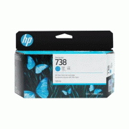 Cartouche dencre DesignJet HP 738, cyan, 130 ml