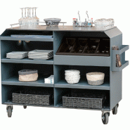 Desserte basse Hana Basse Gris Basalte VALERO