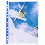 Exacompta Lot de 10 Sachet de 10 pochettes perforées STOP DOC, polypro 6/100e - 3130630058809