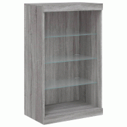 Helloshop26 - Buffet bahut commode armoire meuble de rangement organisateur cuisine salle de séjour salon avec lumières LED sonoma 02_0030077 - 3000 Helloshop26 - Buffet bahut commode armoire meuble de rangement organisateur cuisine salle de séjour salon avec lumières LED sonoma 02_0030077 - 3000