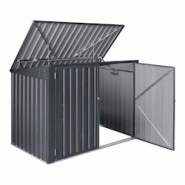 Helloshop26 - Cache poubelle avec toit rabattable pour 2 poubelles 173 x 101 x 131 cm 03_0006693 - 3001837782722 Helloshop26 - Cache poubelle avec toit rabattable pour 2 poubelles 173 x 101 x 131 cm 03_0006693 - 3001837782722