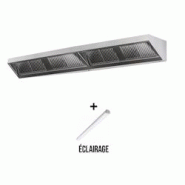 Hotte murale sans moteur 2200x900x450 mm avec éclairage, filtre et robinet de vidange PREMIUM / GOLDINOX - 3701770824403 Hotte murale sans moteur 2200x900x450 mm avec éclairage, filtre et robinet de vidange PREMIUM / GOLDINOX - 3701770824403
