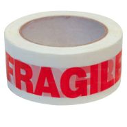 Ruban adhésif imprimé Fragile - PP acrylique 48 mm x 100 m - carton de 36 rouleaux