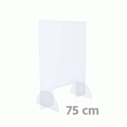 Séparateur de bureau en plexiglass 75 Séparateur de bureau en plexiglass 75