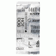 Sachet panini en papier et aluminium Parole 12+4x26cm - par 500