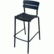 Shade - Tabouret de bar empilable Noir