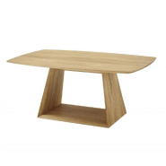 TABLE BASSE DESIGN JACOBSTAD EN CHÊNE SAUVAGE MASSIF HUILÉ