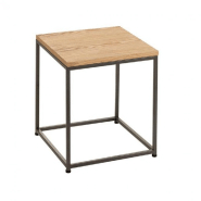 TABLE GIGOGNE SMALL BOZA BOIS NATUREL / MÉTAL