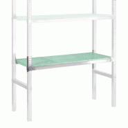 Tablette l.1200 x p.500 - verte - storinox - 1905283