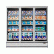 Vitrine verticale froid négatif 3 portes Bonnet Névé EPTA Multifreeze 3P Efficia P77cm (%IA5-6... Ou MULTIFREEZ ... BT)