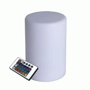 WellHome - Lampe LED RGB Ø10x15cm avec télécommande - multicolore plastique polypropylène WH17660