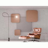 Lot de 4 cloisons murales acoustiques Mileto plusieurs coloris au choix Lot de 4 cloisons murales acoustiques Mileto plusieurs coloris au choix
