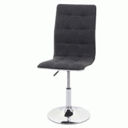 Décoshop26 - Chaise à manger cuisine pivotant hauteur réglable en tissu gris base acier 04_0002212 - gris 3000259032699 Décoshop26 - Chaise à manger cuisine pivotant hauteur réglable en tissu gris base acier 04_0002212 - gris 3000259032699