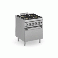Feux vifs sur four gaz 4 feux 5,5Kw MAGISTRA Plus 700 MBM