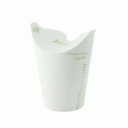 FHC - 500Pcs - Pot Nolida blanc en carton à fermeture intégrée Ø 10,2cm H81mm 250ml - blanc en carton FHC210LIDFRC8 FHC - 500Pcs - Pot Nolida blanc en carton à fermeture intégrée Ø 10,2cm H81mm 250ml - blanc en carton FHC210LIDFRC8