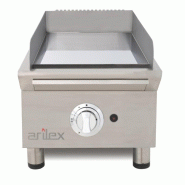Fry-Top à gaz lisse en CHROME - L400 | Arilex - 40FRYGCN