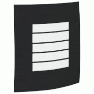 Helloshop26 - Applique murale extérieure moderne design rectangulaire 23.5 x 9 x 26 cm éclairage durable jardin en acier inoxydable 02_0056519 - ino