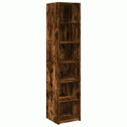 Helloshop26 - Buffet bahut commode armoire meuble de rangement organisateur cuisine salle de séjour salon haut 40 x 41 x 185 cm bois 02_0033355 - 300_0