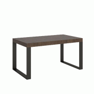 Itamoby Table Extensible 90X160/264 Cm Tecno Premium Noyer Structure Anthracite - marron VE264TATECPRE-NC-AN