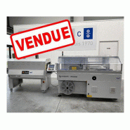 Ligne d'occasion SMIPACK HS500E + T452 de 2020 - Emballeuse automatique avec tunnel de thermorétraction