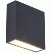Lumisky Applique murale d'extérieur sur secteur GEMINI XF BLACK LED H11cm Aluminium Matt Black - noir 3666162013837
