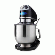 Mixer planétaire professionnel 7 L - 11 vitesses, 2 kg de pâte - noir