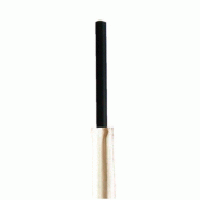 Paille-cuillère papier noir avec sachet Ø0,80x21cm - par 100