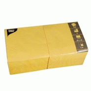 Papstar Serviettes, 3 plis pliage 1/4 40 cm x 40 cm jaune - jaune papier 82569 Papstar Serviettes, 3 plis pliage 1/4 40 cm x 40 cm jaune - jaune papier 82569