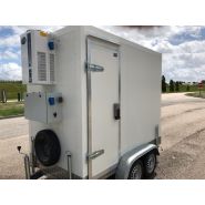 Remorque frigorifique double essieu 1300 kg - RAPHA 19 - dimensions 2m42x1m28x1m70 - température 0 à 5°C_1
