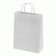 Sac papier kraft personnalisable poignées torsadées