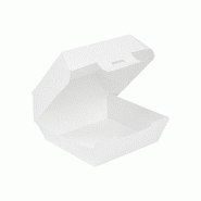 THEPACK Boîte à hamburger 6,2x12,5x13cm Blanc 50un - 6621230