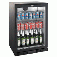 Arrière bar réfrigérée noir 1 porte l600 7527.0030 COMBISTEEL