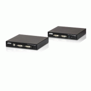 ATEN CE624 Système d'extension KVM USB DVI Dual View HDBaseT? 2.0 ATEN CE624 Système d'extension KVM USB DVI Dual View HDBaseT? 2.0