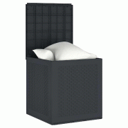 Boîte de rangement Anthracite 55 x 53 x 57 cm Polypropylène - 8721288596918