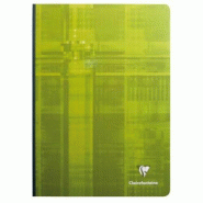 Clairefontaine Lot de 5 Cahier Metric A4, 192p./96 feuilles 90 g/m² brochure dos toilé, ligné 8mm + marge - 3329680691450