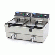 Friteuse double Pro ECO, 2 x 13 L - 2 paniers, 230 V, 6000 W