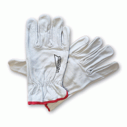 Gants en cuir blanc - 9