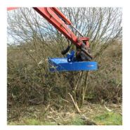 Gyrobroyeur hydraulique Slanetrac FH80 pour pelle