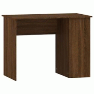 Helloshop26 - Bureau table poste de travail meuble d'ordinateur informatique étude chêne 100 x 55 x 75 cm bois d'ingénierie brun 02_0023603 - 30002 Helloshop26 - Bureau table poste de travail meuble d'ordinateur informatique étude chêne 100 x 55 x 75 cm bois d'ingénierie brun 02_0023603 - 30002