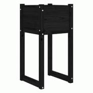 Helloshop26 - Jardinière bac lit surélevé plantes fleurs terrasse jardin 40 x 40 x 81 cm bois massif de pin noir 02_0037593 - 3000217859788 Helloshop26 - Jardinière bac lit surélevé plantes fleurs terrasse jardin 40 x 40 x 81 cm bois massif de pin noir 02_0037593 - 3000217859788