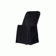Housse extensible pour chaise pliante Zown Alex Chair – Noir - noir polyester SPTTP-00009