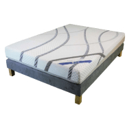 Matelas à mémoire de forme Ergoform antibactérien et antiacarien fabriqués en France - MTL1ERG2-FM02_0